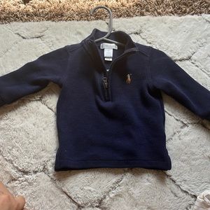 6month polo sweater navy blue